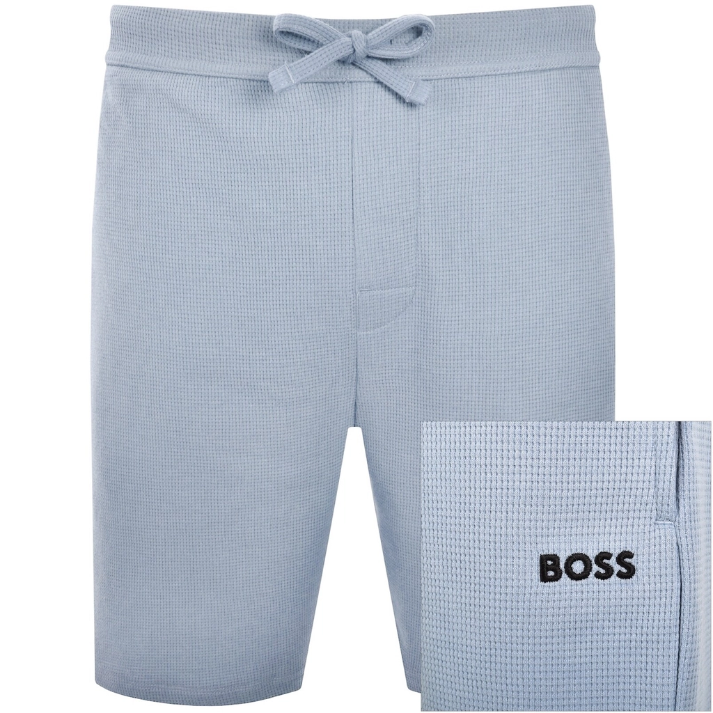 Hugo Boss BOSS Waffle Shorts Blue